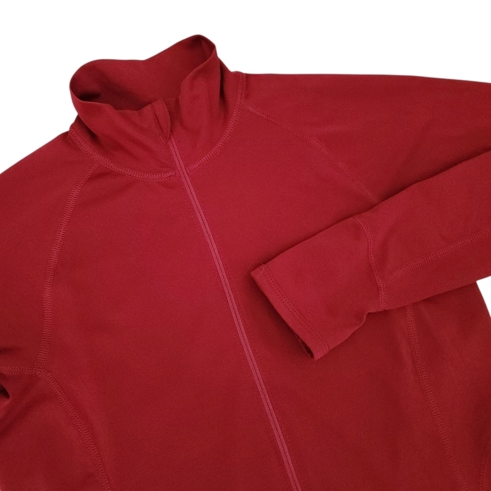 MEC Red half Zip Lightweight Midlayer Performance Pullover baselayer activewear